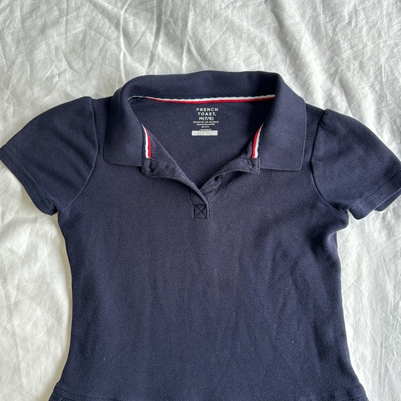 Girls French Toast Polo uniform Dress - Picture 4 of 8